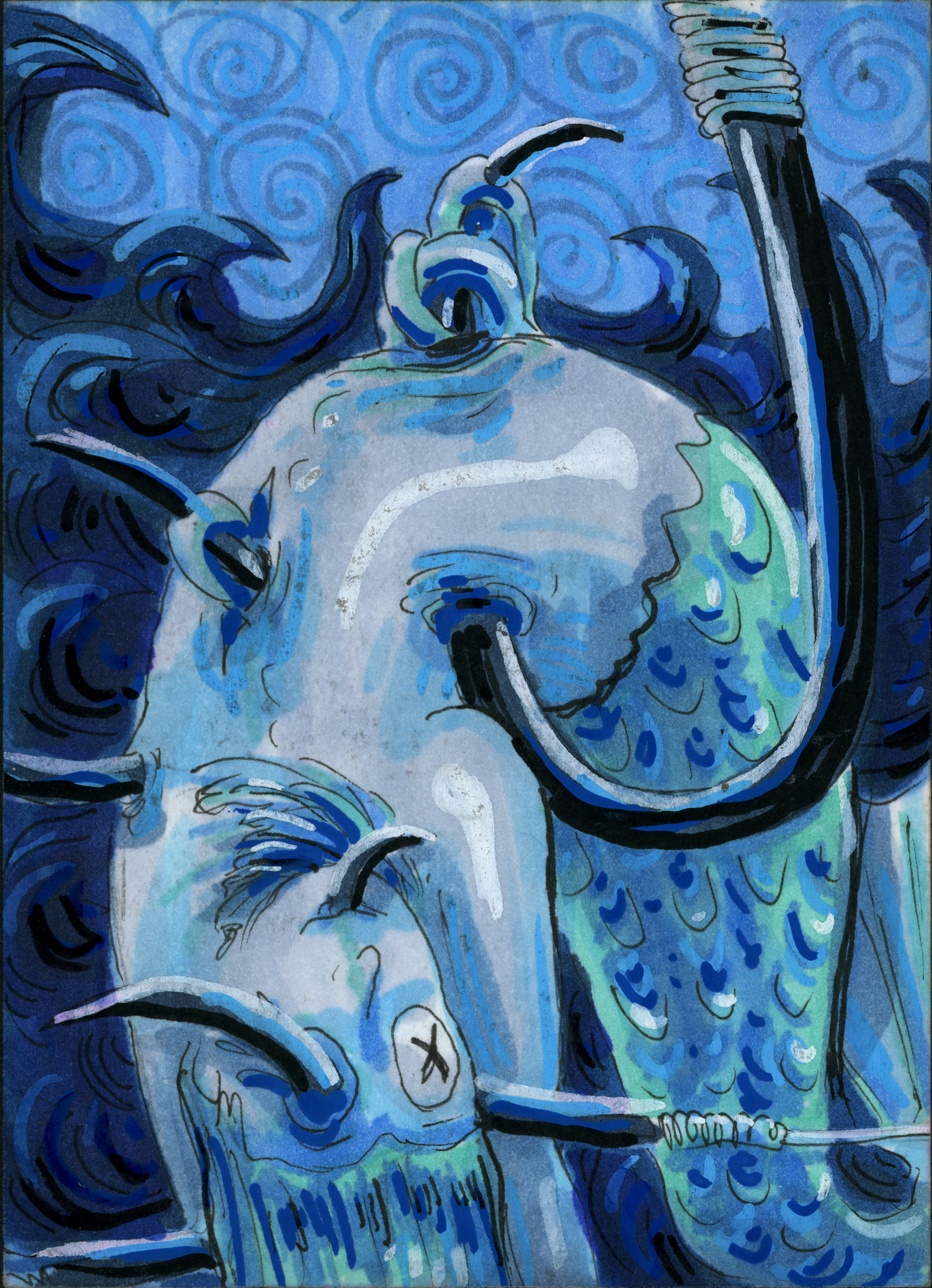 Mermaid (original painting)