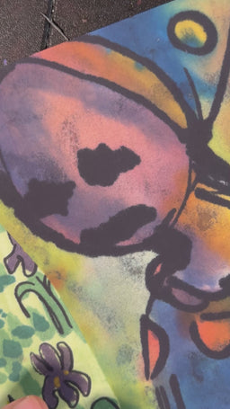 Happy Clown (Hand Embellished Print)