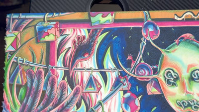 Early Bird gets the Intestinal Worm (Original Handmade Painting)