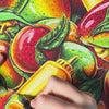 Hand embellished Robert Mango print  (8” x 10”)