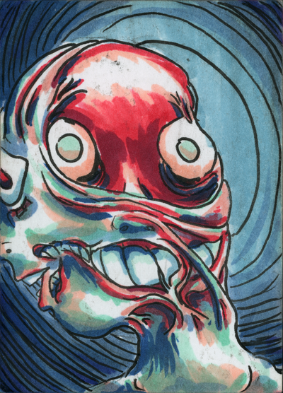 Prolonged Eye Contact (original painting)