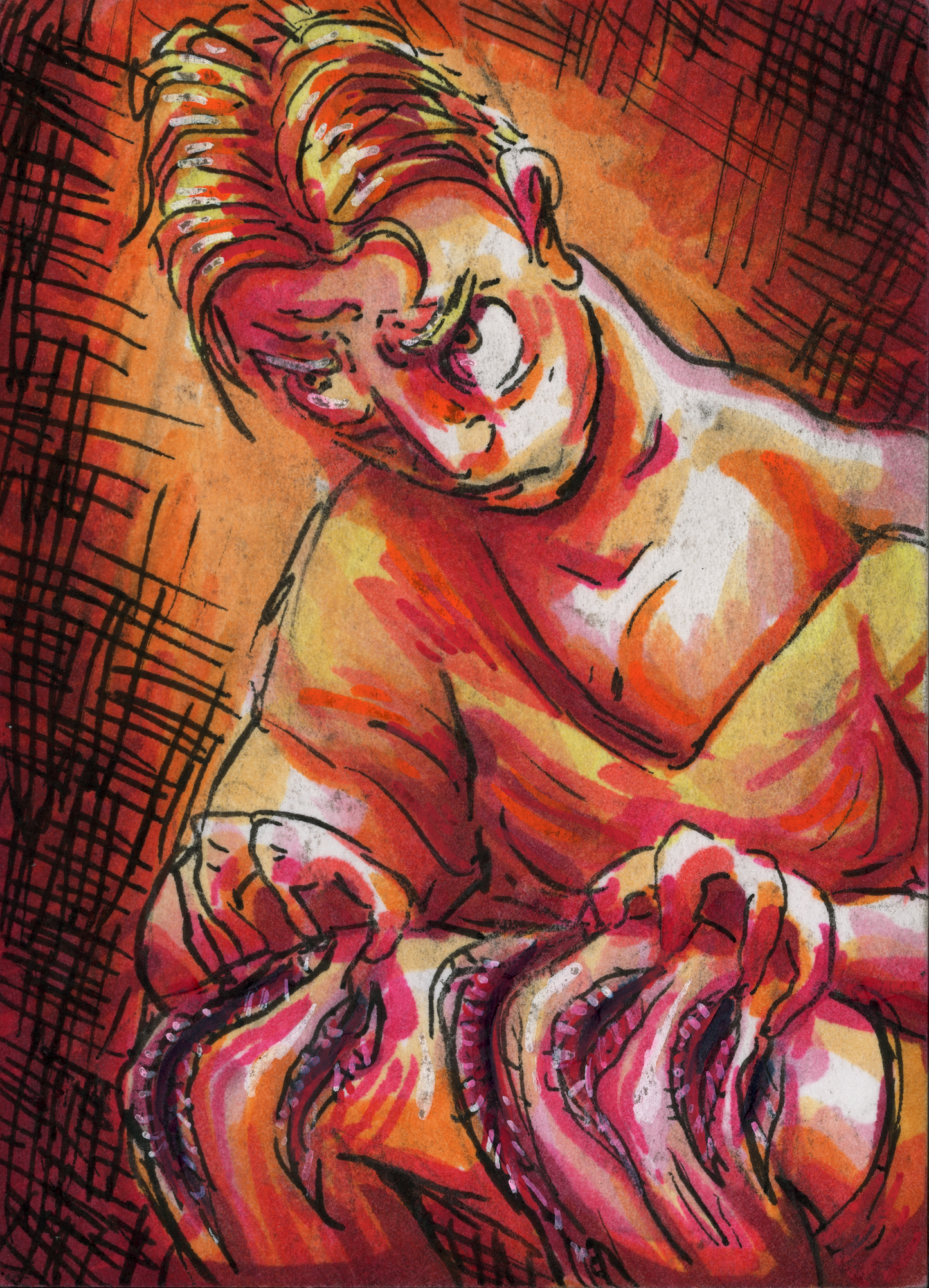 Rage (original painting)