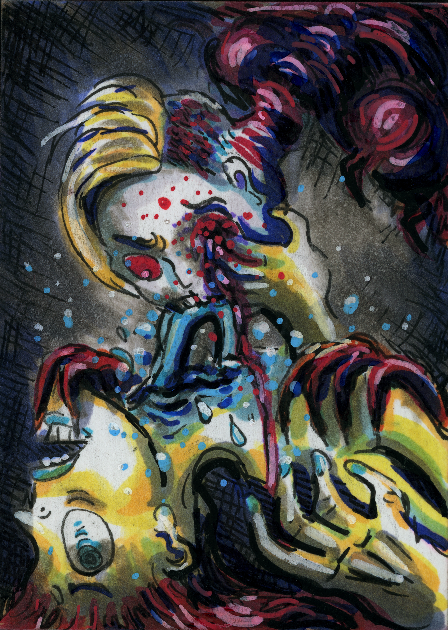 Rip and Tear (original painting)