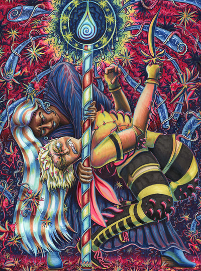 Sister Duel (Original Painting)