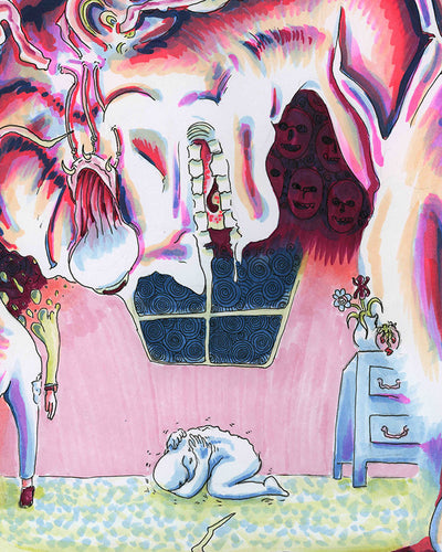 Centipede Manifestations (original painting)