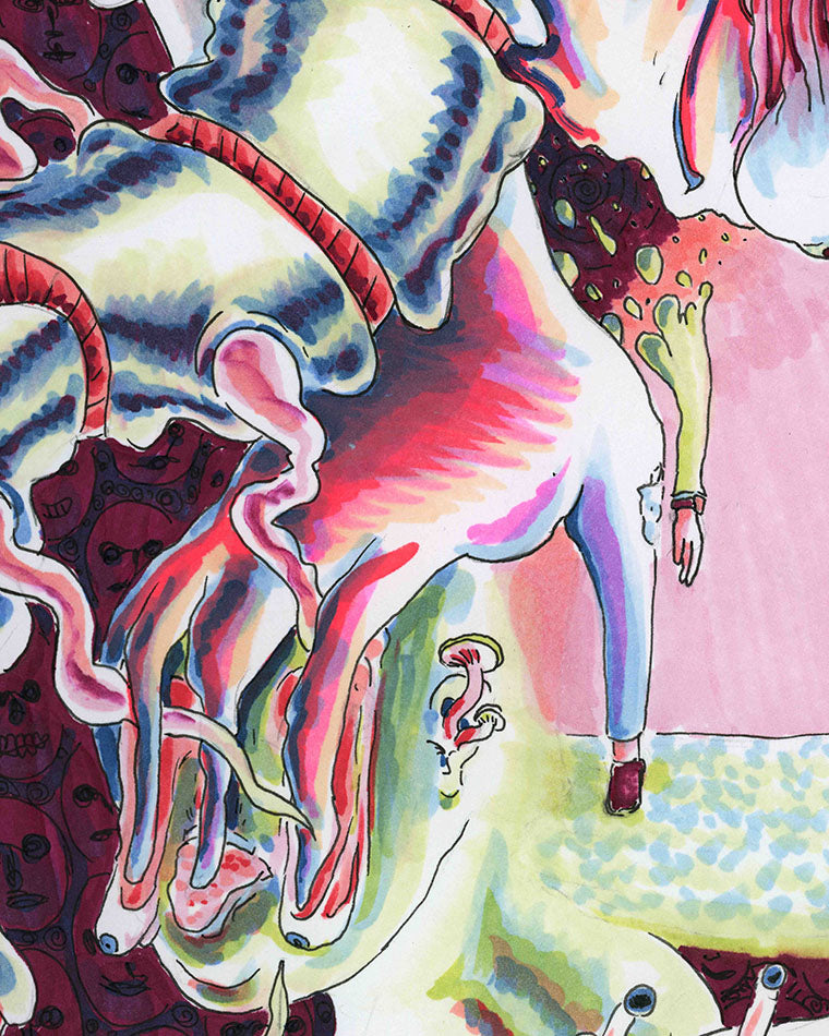 Centipede Manifestations (original painting)