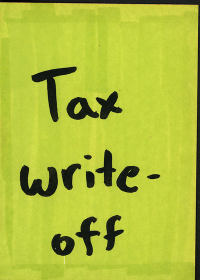 "Tax Write-off" 2/9