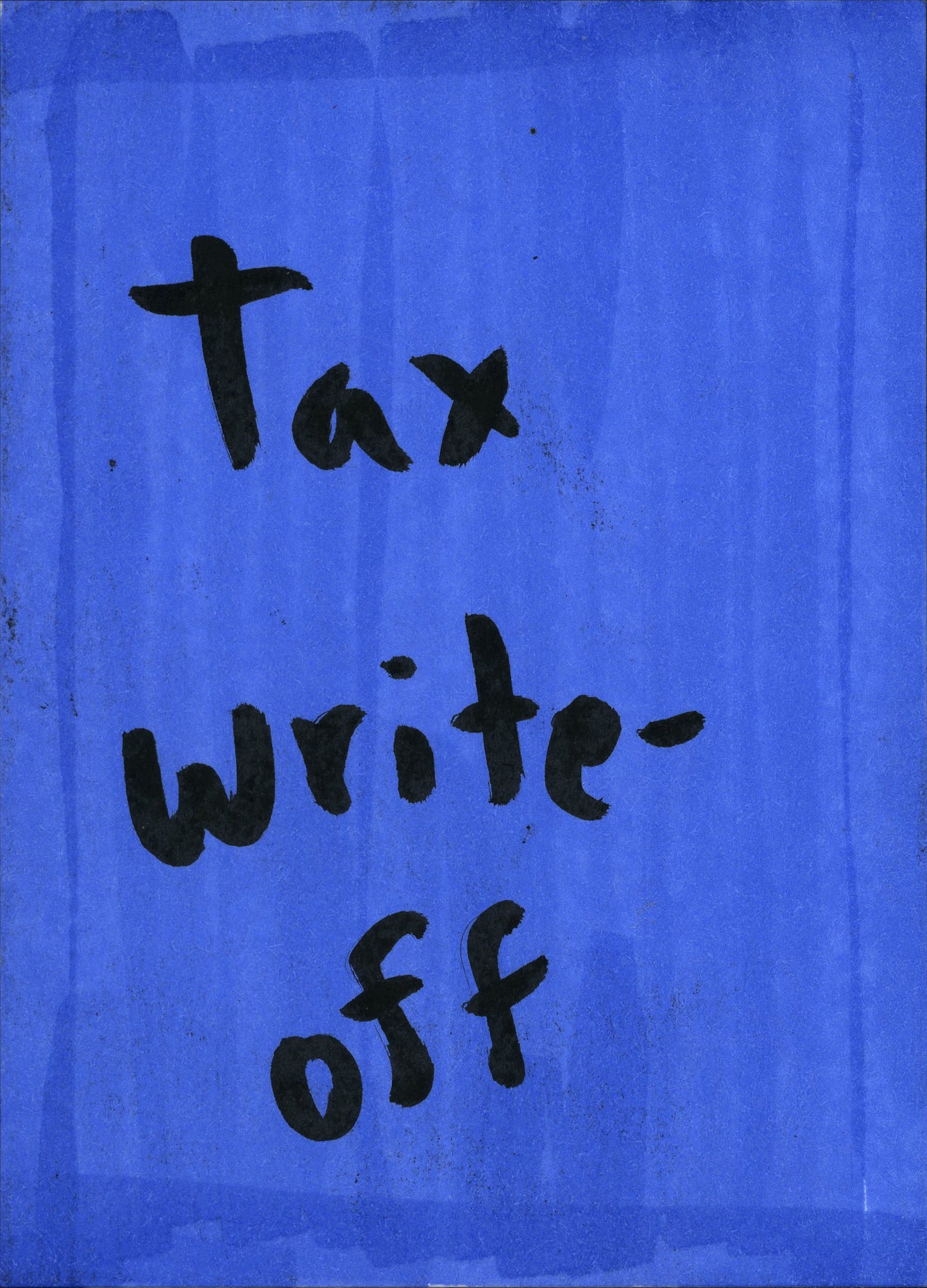 "Tax Write-off" 6/9