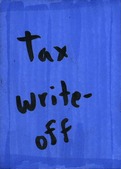 "Tax Write-off" 6/9