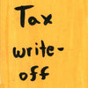 "Tax Write-Off" 8/9