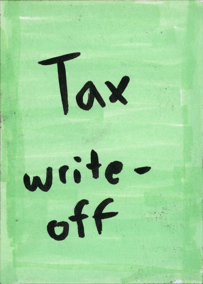 "Tax Write-Off" 9/9