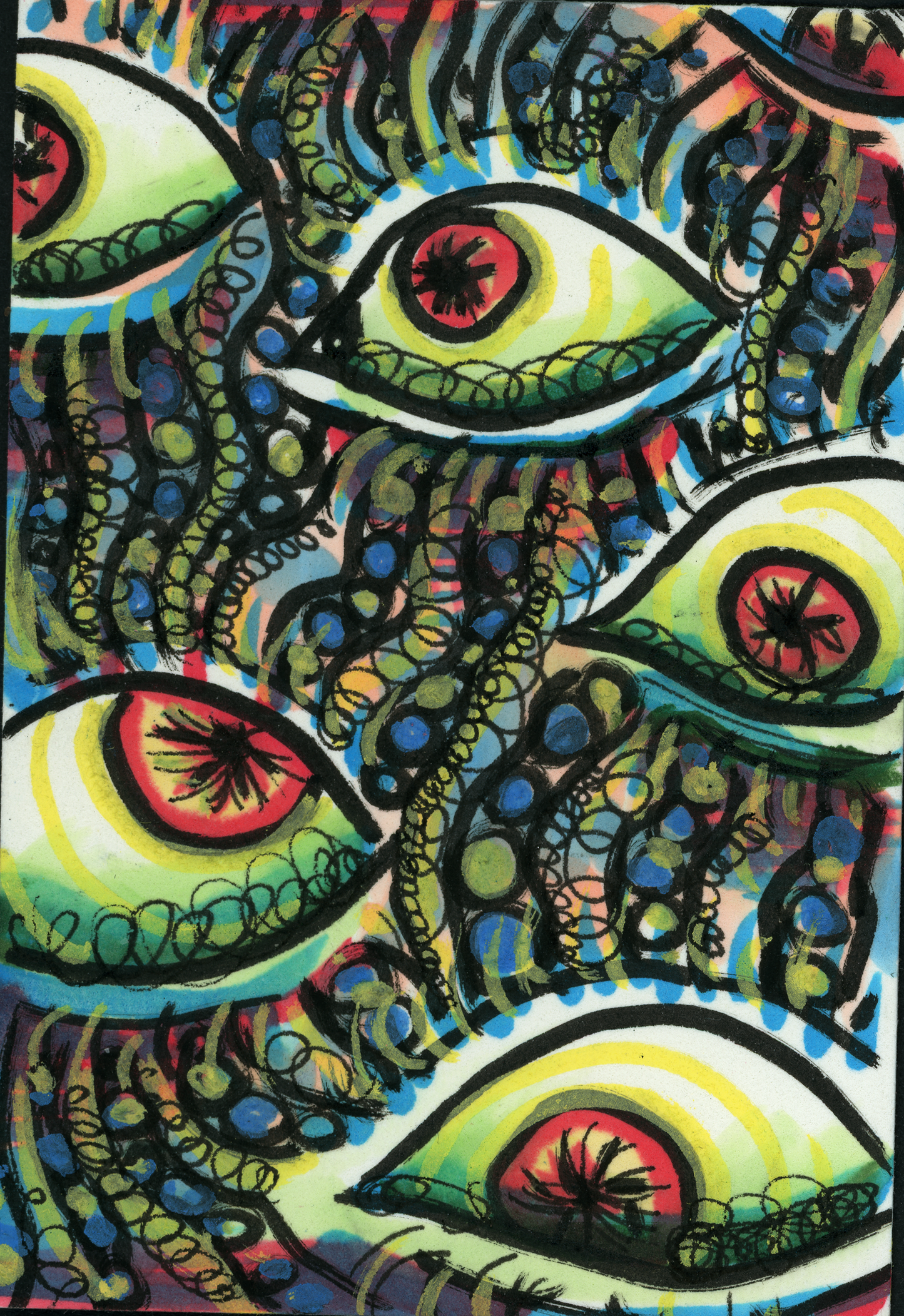 Trippy Eyeballs (original painting)
